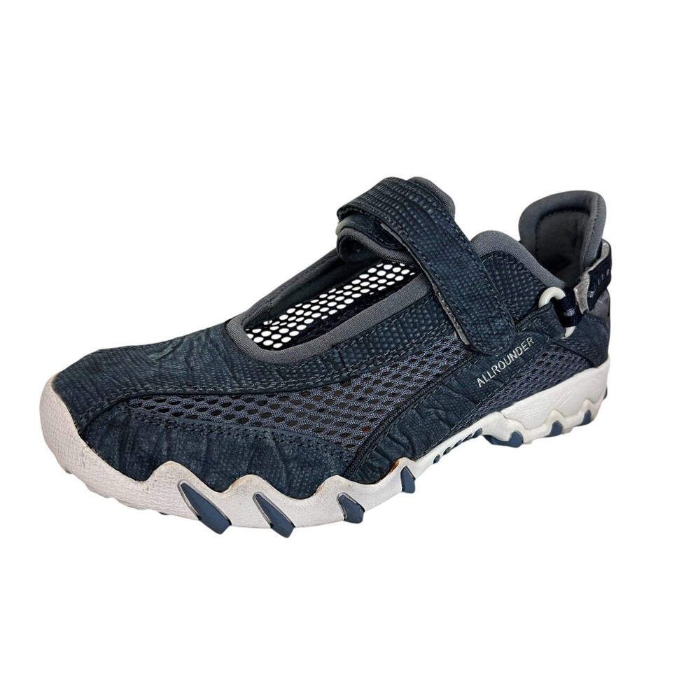 AllRounder by Mephisto Blue Niro Sneaker   7  (Fit Small)  Gorpcore Granola Girl